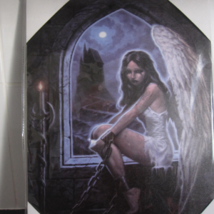 An angel in chains canvas picture